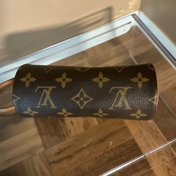 Louis Vuitton Monogram Mini Papillon Pouch Vachetta Strap Vintage - Picture 6 of 10